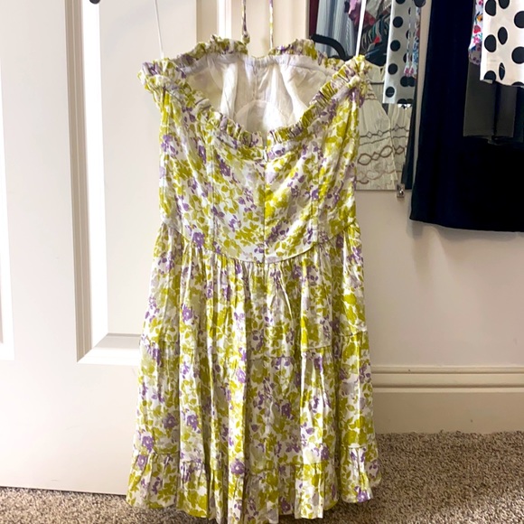 Flirty Floral Halter Dress - Picture 4 of 4